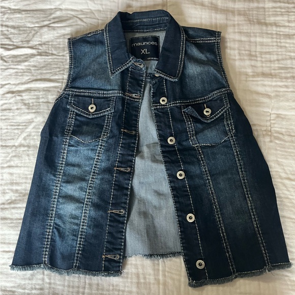 Jean Jacket Vest - Picture 1 of 2